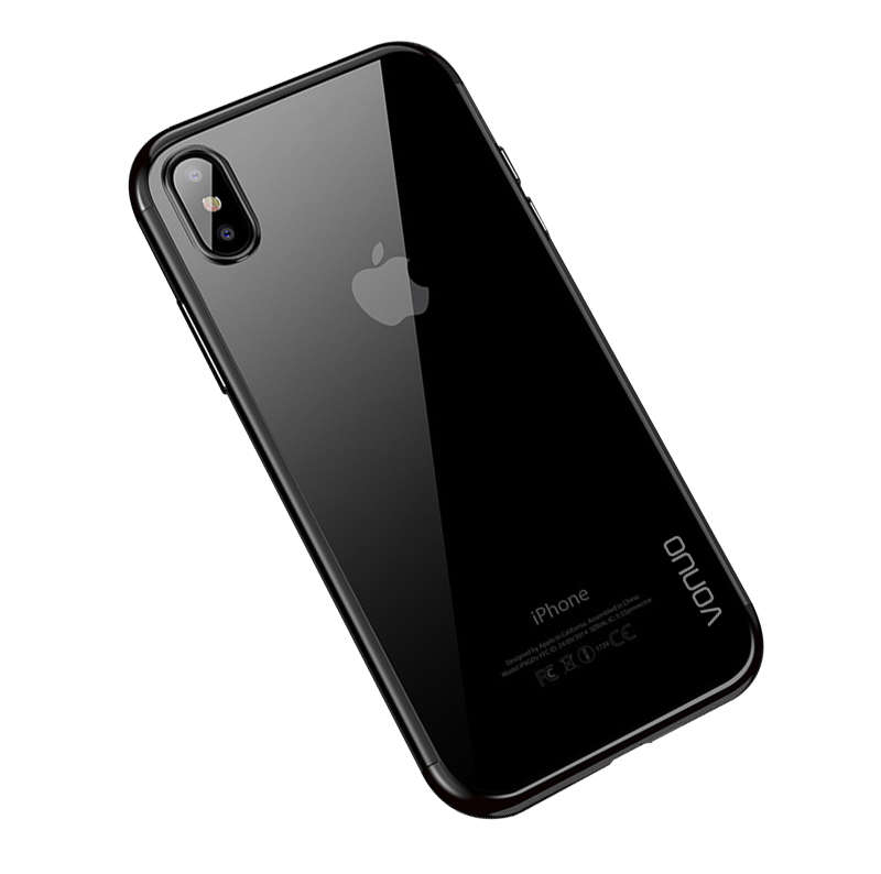 Ultra thin transparent Electroplating case for iPhone X